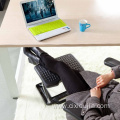 black height adjustable plastic massage footrest